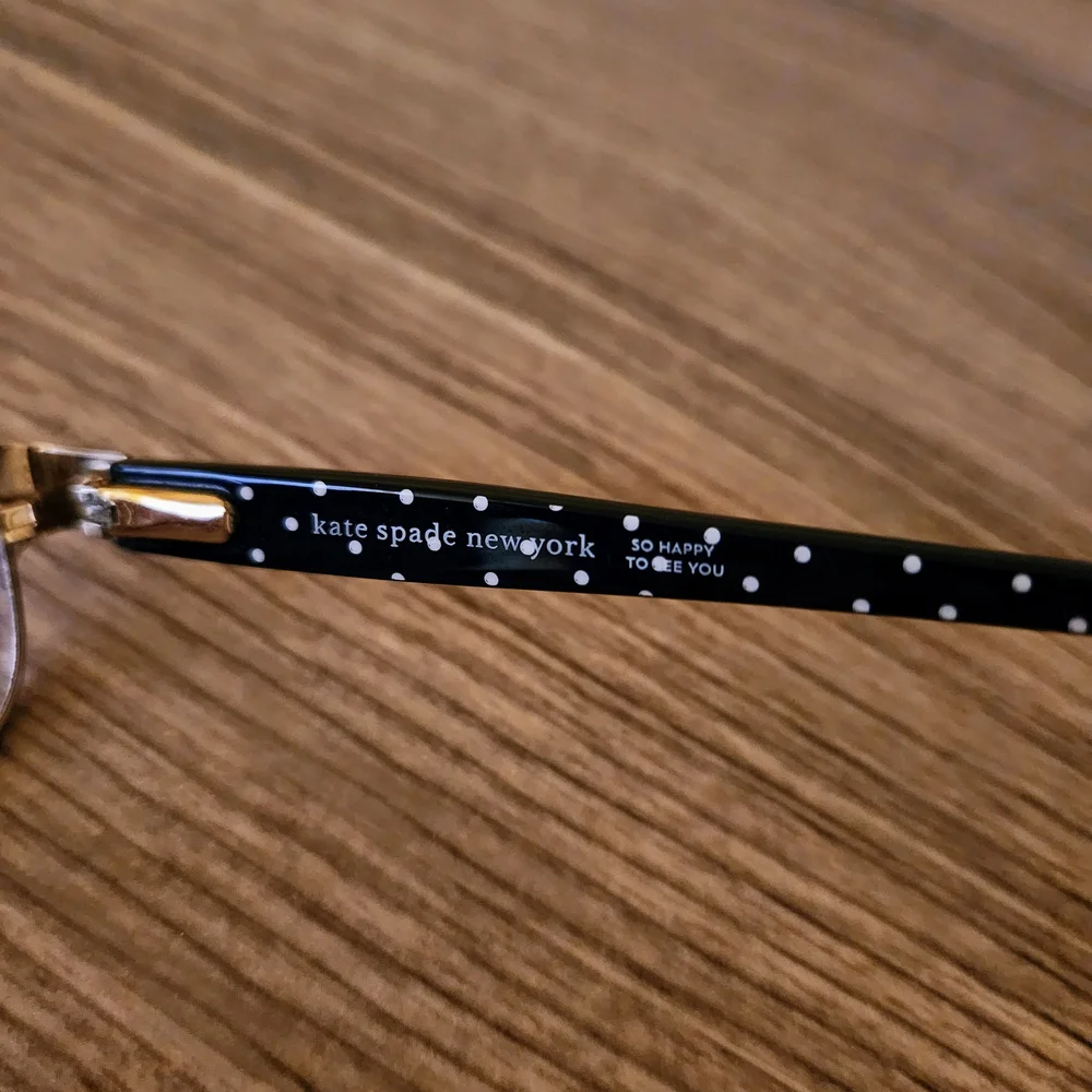 Kate Spade Kids Dark Navy Polka Dot Glasses - Picture 4 of 7